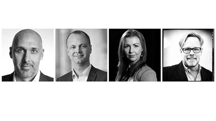Fr v: Johnny Mostacero, förbundsordförande IOGT-NTO. Ledarmöter: Anders Örnulf, Petra Steenhouwer, Per Melander. 