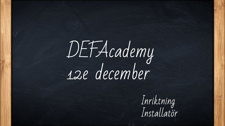 DEFAcademy, utbildning inom e-mobility