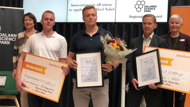 Birgitta Sacrédeus, Simon och Filip Hedlund, Booksquare, Roger Danielsson, RXD samt Angelica Ekholm.