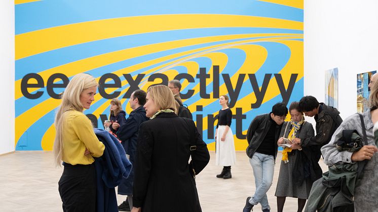 Nora Turato, eeeexactlyyy my point., 2021. Installationsview, Post-Capital, Kunsthal Charlottenborg, 2022. Foto af Marlene Anne Lough.