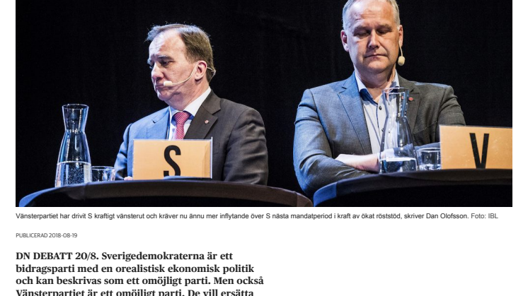 ”Det är marknadsekonomin som lyft miljarder människor ur fattigdom – inte planekonomin.” 