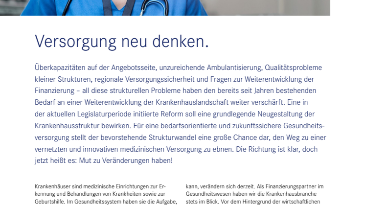 Branchenüberblick: Krankenhäuser 2024