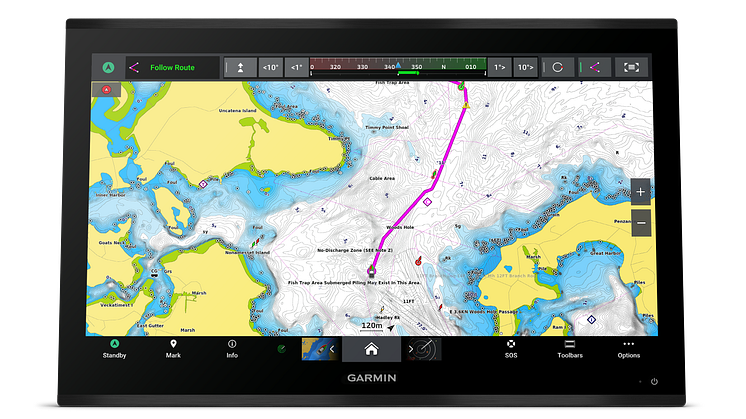 Garmin_GPSMAP 9027_Garmin Navionics+ Karten (c) Garmin Deutschland GmbH