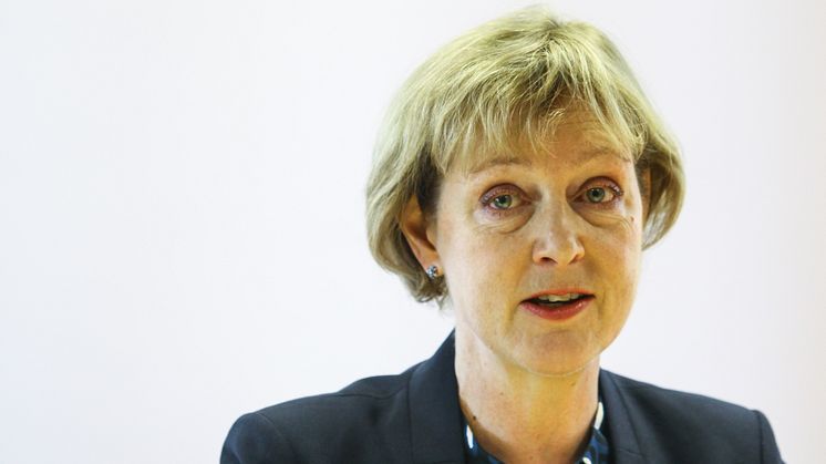 Fiona Wilkinson la conferinţa Visa Europe pentru prezentarea rezultatelor din anul 2014