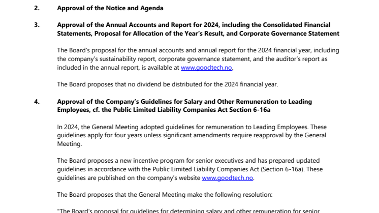 Goodtech ASA - Call notice Annual General Meeting w Registration Form.pdf