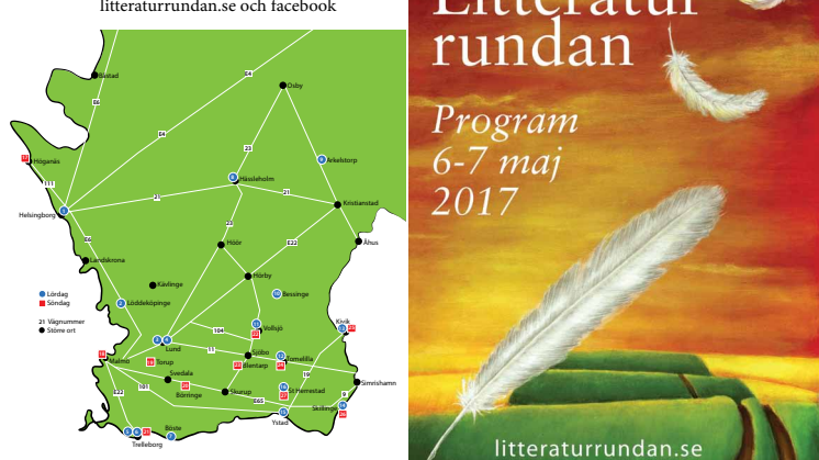Litteraturrundan Skåne 2017