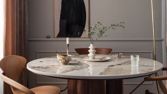 Round table Dekton Khalo