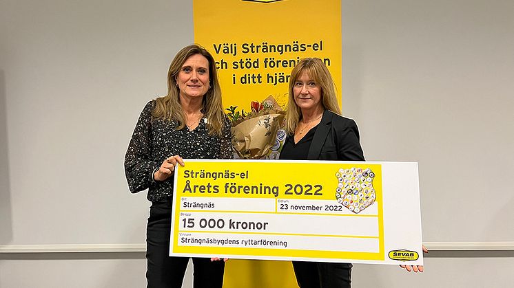 Strängnäsbygdens Ryttarförening utsedd till Årets förening inom Strängnäs-el 2022
