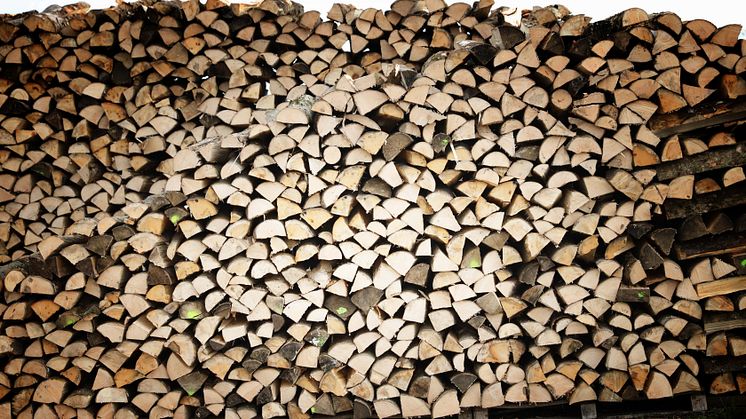 Gut gelagertes, trockenes Brennholz verringert den Feinstaubausstoß erheblich