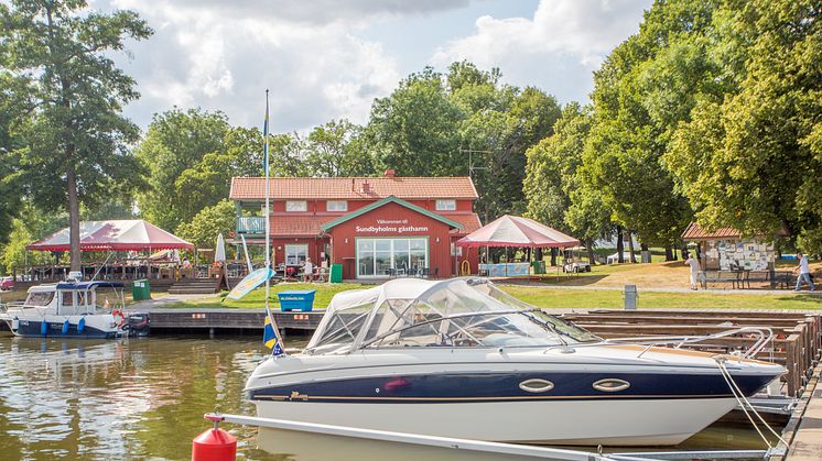 Sundbyholms gästhamn vid Mälaren, fotograf Pierre Pocs