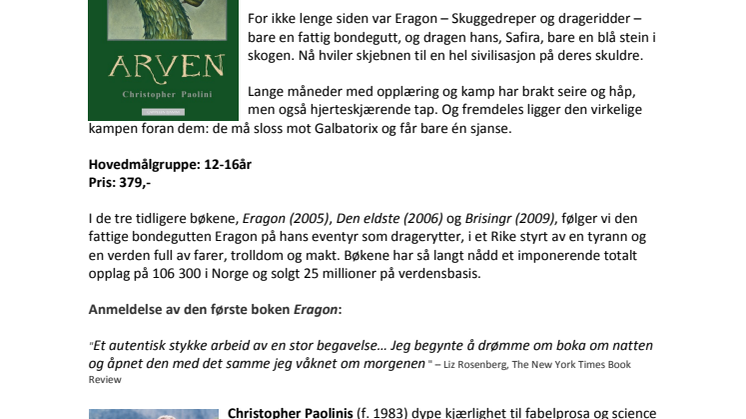 Avslutningen på Arven-syklusen