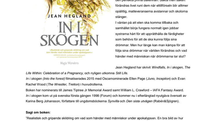 Info om In i skogen