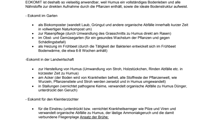 Eokomit natürliche Bodenbakterien Retter des Bodens und des Klimas 