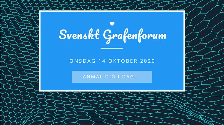 Nytt om Svenskt Grafenforum 2020