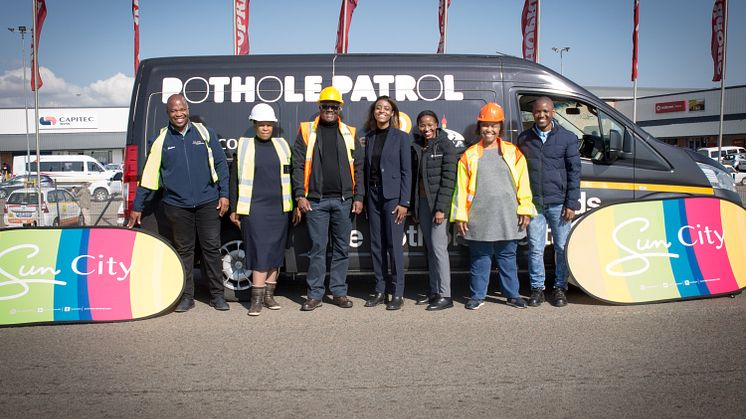 Road to Sun City gets a plug from the Pothole Patrol