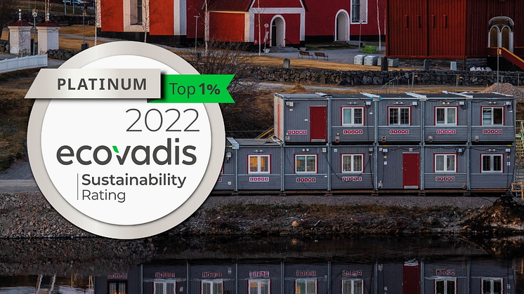 För andra året i rad tilldelas bygguthyrningsföretaget Cramo AB platinastatus i organisationen EcoVadis bedömning av företags hållbarhetsarbete.