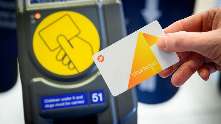 The key smartcard - now available available for free at all ticket offices 3