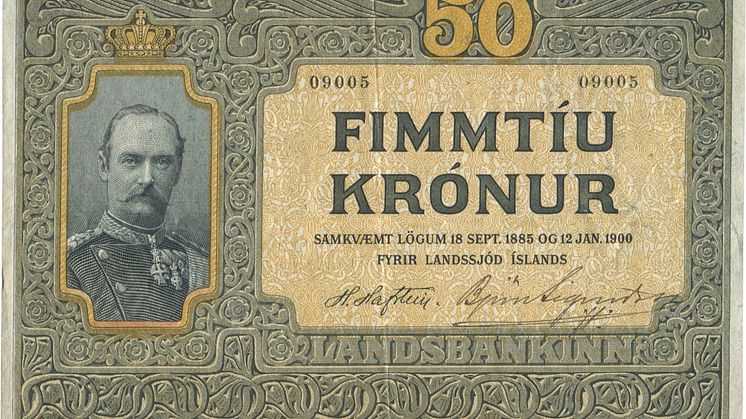 Einstakt safn Freys Jóhannessonar af íslenskum peningaseðlum verður á uppboði í beinni útsendingu hjá Bruun Rasmussen 7. nóvember