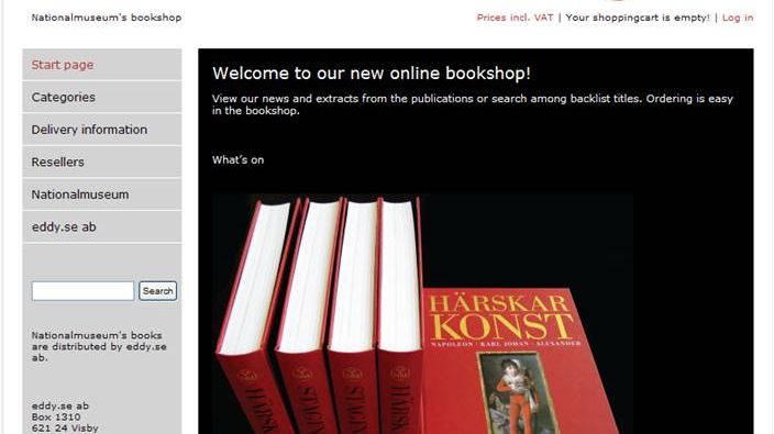Nationalmuseum launches new online bookshop