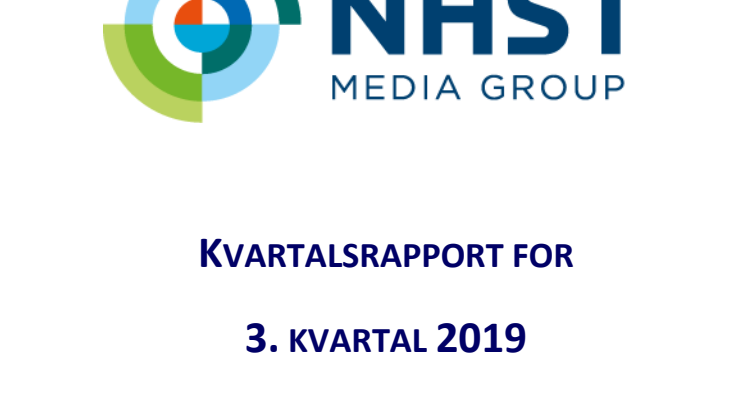 NHST Media Group Kvartalsrapport 3. kvartal 2019