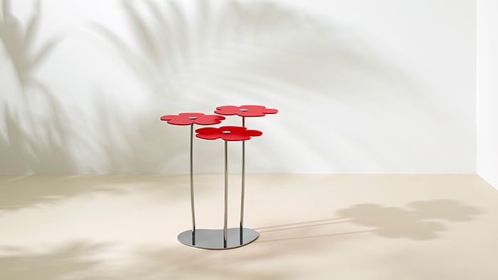 “It’s decorative, but then you see that it is actually a table with a clear function, to put your laptop or coffee cup on", says Eero Koivisto