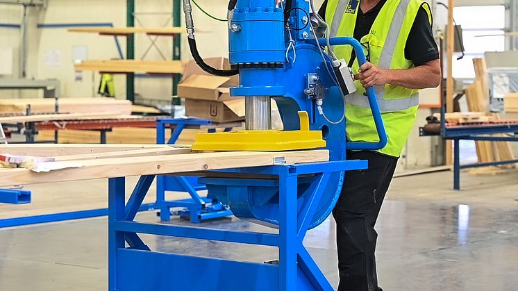 BoKlok husfabrik i Gullringen säkrar produktionskedjan med egen takstolstillverkning