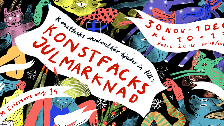 Samtida fynd, framtida klassiker och en 175-årsjubileumsbok på Konstfacks julmarknad