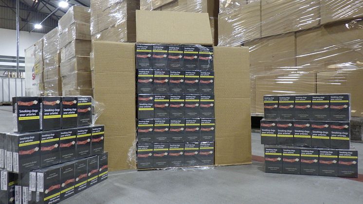 Illegal cigarettes seized at Belfast Port