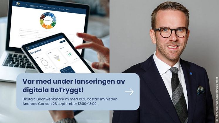 Nytt digitalt projektverktyg för säkra och trygga livsmiljöer - inbjudan till lunchwebbinarium