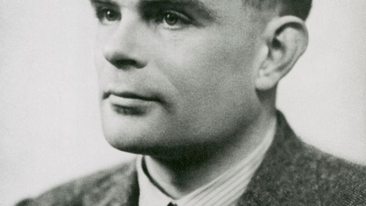 Alan Turing in 1951, photo credits: NPL Archive Science Museum. 