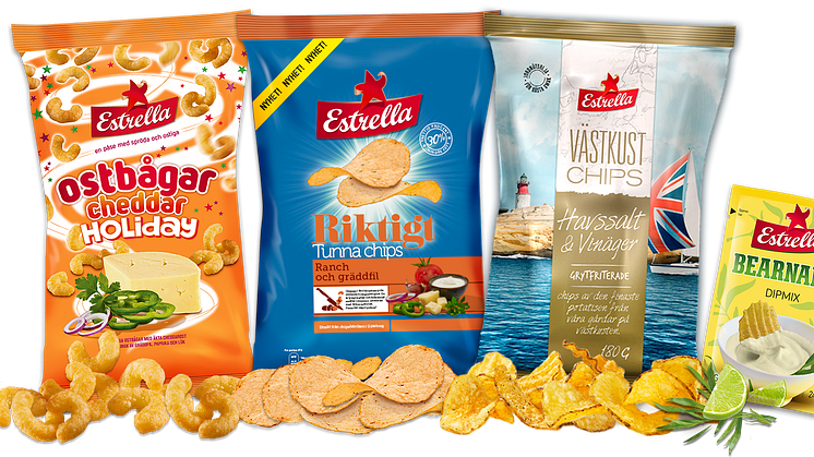 ​Håll-i-daj! Estrellas nya snacks är här!
