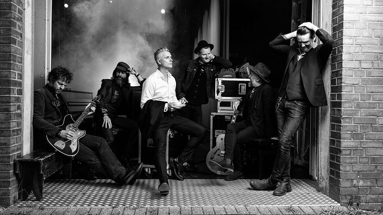 Fv: Mattias Hellberg, Micke Lohse, Janove, Børge Fjordheim, Gulleiv Wee, Dag Sindre Vagle.