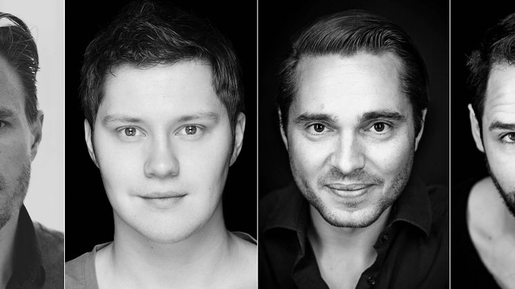 Jonas Eskil Brehmer, Martin Redhe Nord, Tobias Ahlsell och Joa Helgesson. 