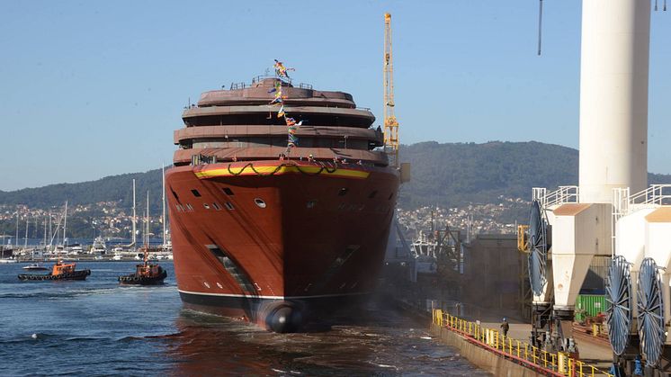 The Ritz-Carlton Yacht Collection Splashdown ceremony back