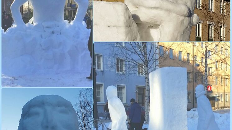 Startskott för Umeåmästerskapen i snöskulptur  