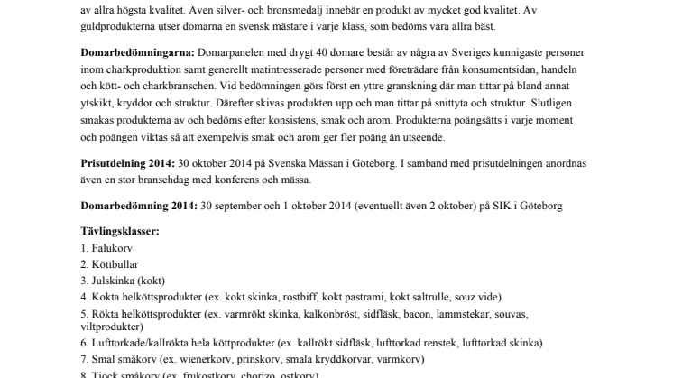 Faktablad Chark-SM 2014