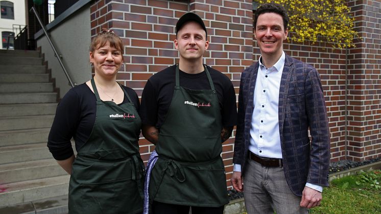 Stullenfabrik: Lena Gramsch, Attila Fritsch und Tommy Freitag