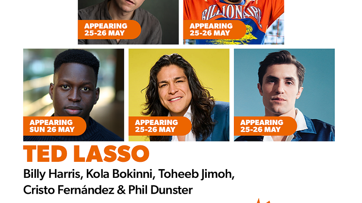 Believe! MCM Comic Con London Scores the Ted Lasso Cast this May