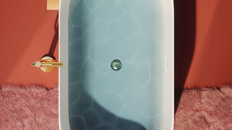 AXOR Suite bathtub with shelf