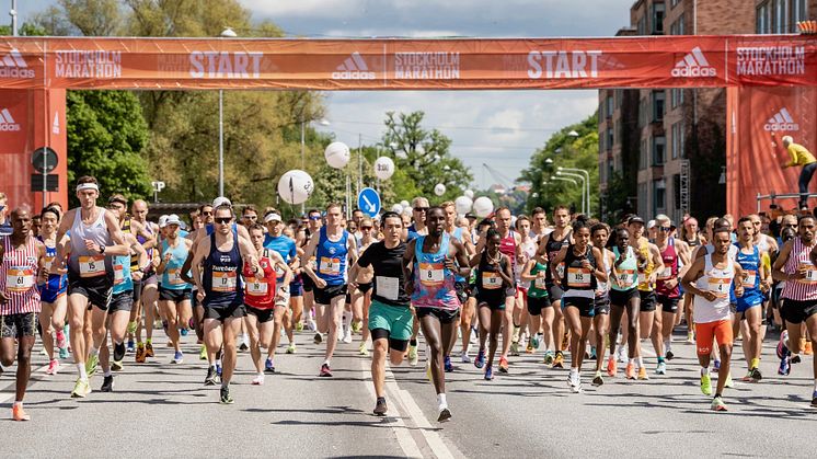 Över 10 000 sprang adidas Stockholm Marathon