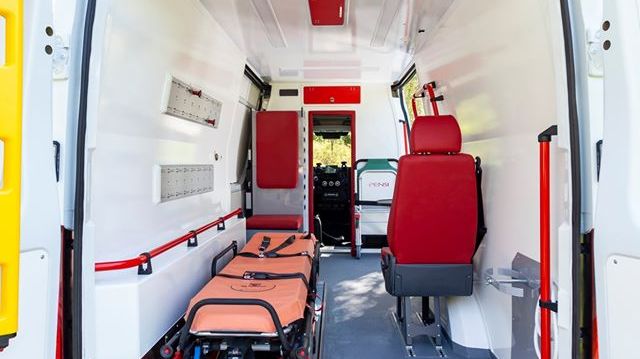 IVECO ambulance in Finland for COVID-19 patients