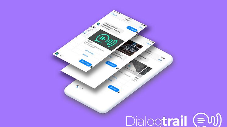 Dialogtrail gör det möjligt att skicka riktade nyhetsbrev i Facebook Messenger.  | Foto: Dialog Trail | Chalmers Ventures