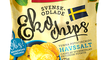 Inbjudan till pressträff:  Svenskodlade KRAV-märkta ekochips – Estrella välkomnar till chipsfabriken för att se produktionen