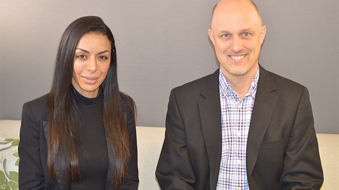 Jennyfer Namazi och Björn Öpik nya affärsutvecklare till HSB Norra Stor-Stockholm i Järfälla.