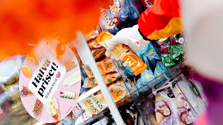 Pressbyrån firar in våren med halva priset på glass