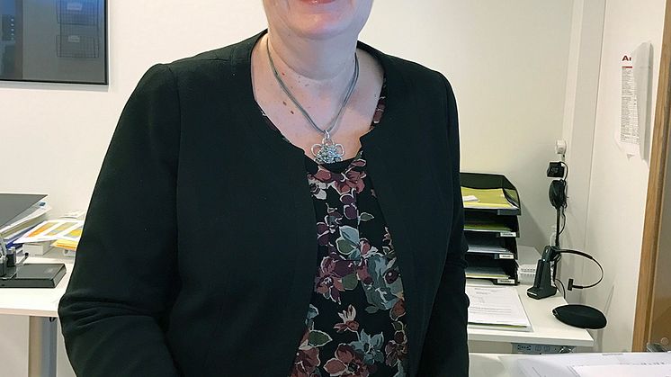 Yvonne Helgeson, ny ekonomichef på Arom-dekor Kemi AB.