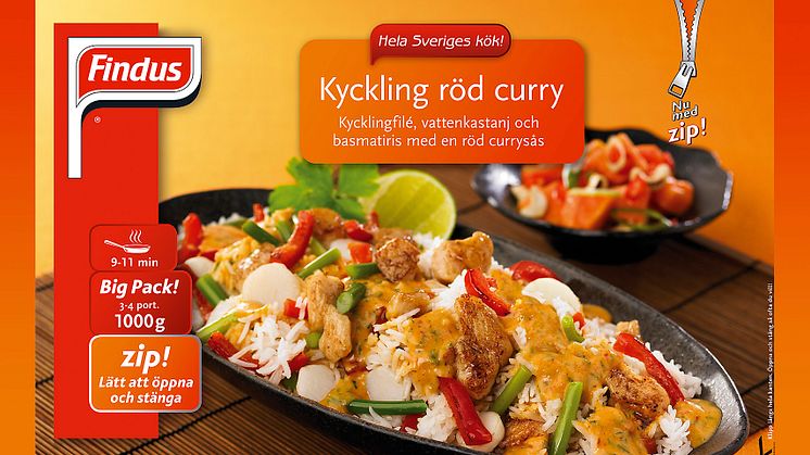 Findus djupfrysta flerportionsrätter ökar med 40%