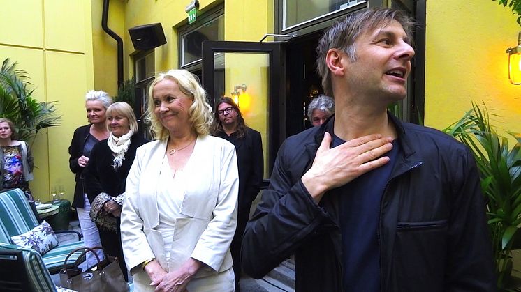 Agnetha Fältskog mottar SKAP:s pris till Kai Gullmars minne