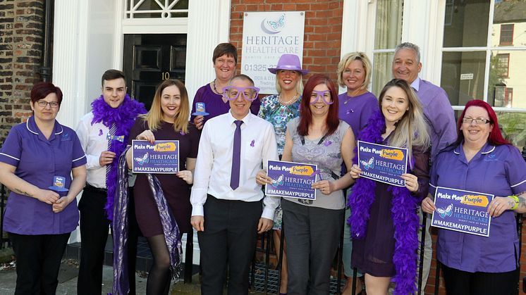 ​Heritage Healthcare set to Make May Purple for the Stroke Association