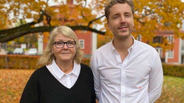 Jeanette Hjortsberg, divisionschef Psykiatri Regiond Dalarna, och Per Segerros, HR-partner senior, Region Dalarna.